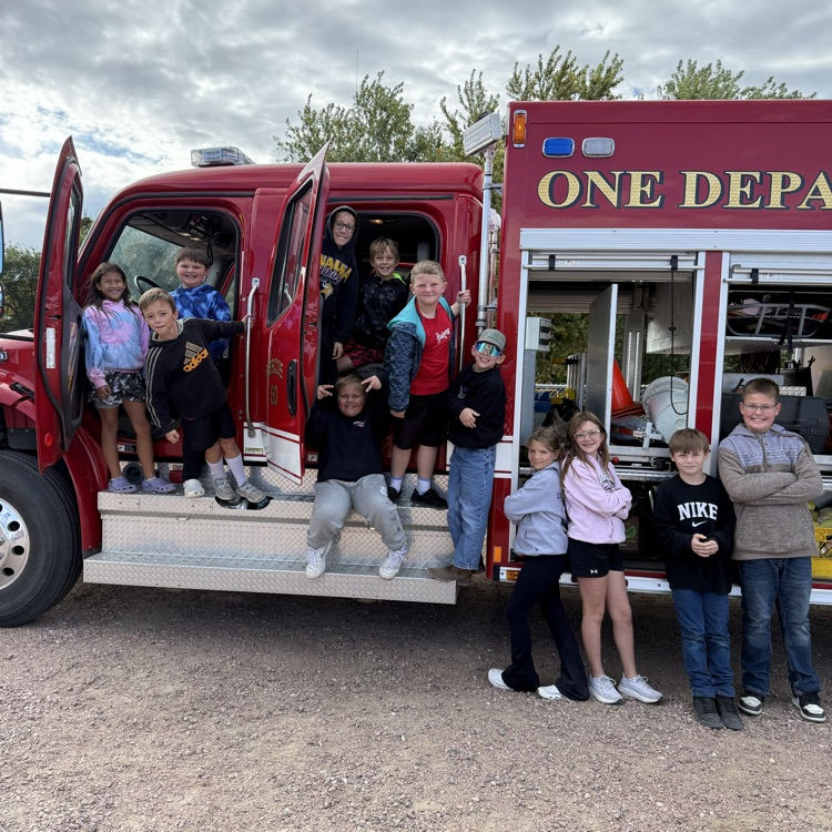 Fire Safety Week Wausa Elementary