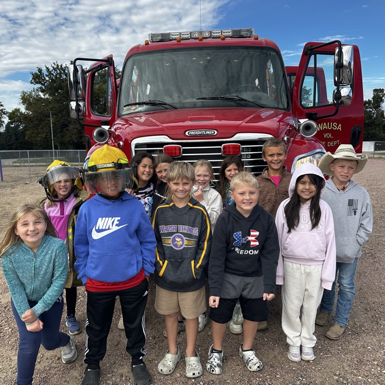 Fire Safety Week Wausa Elementary