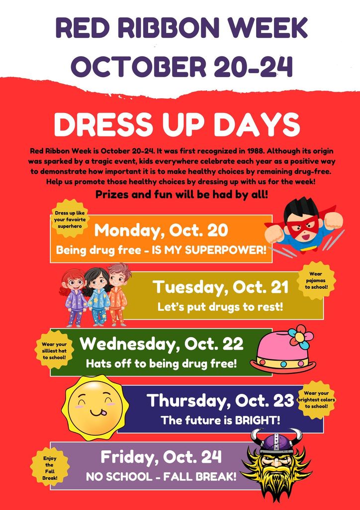 Red Ribbon Week Wausa Elementary