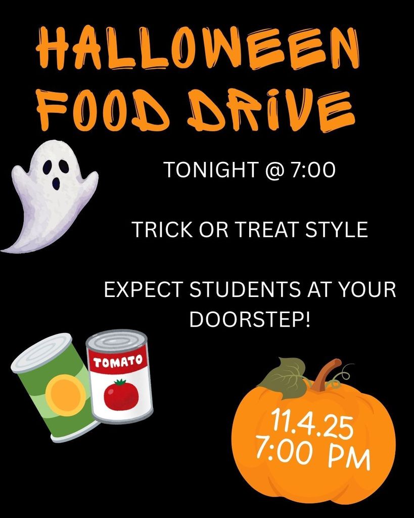 Halloween food drive