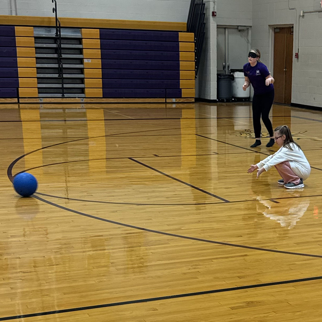 📣 Social Media Post (More Energetic)  👀➡️❌ Hearing, teamwork, communication… that’s how our 5th & 6th graders played Goalball today! With blackout goggles, tactile court lines, and a ball filled with bells, students experienced what athletes who are blind or visually impaired take on every game.  They walked away with stronger listening skills, new appreciation for adaptive sports, and a whole lot of empathy. Proud of these Vikings! 💙💛