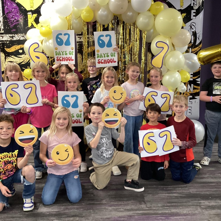 67th day of school Wausa elementary 
