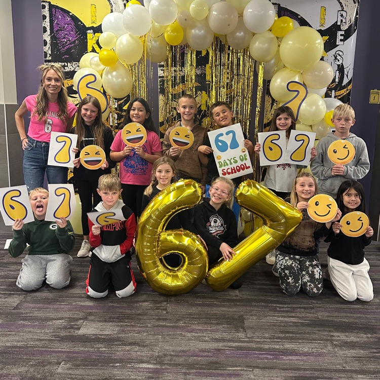 67th day of school Wausa elementary 