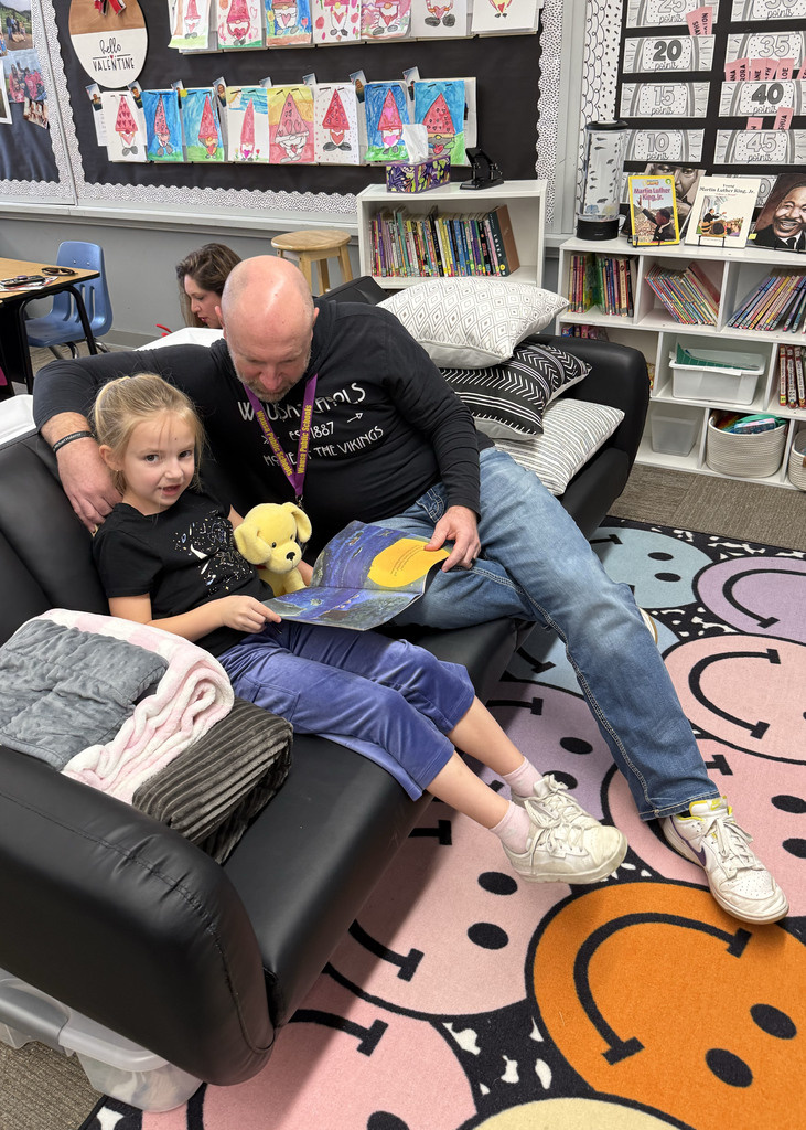 ❤️📚 When Teachers Are Readers… and Parents Too. 📚❤️ Today was extra special as we captured these sweet moments of our staff members reading with their own children during Read Your Hearts Out Day. Our educators don’t just teach the importance of literacy — they live it. Watching them share stories with their own kids reminds us that reading isn’t just a school skill… it’s a lifelong gift. The same hearts that pour into your children every day were wrapped around their own little readers today. And that is something truly special. ❤️ Thank you to our amazing staff for modeling what it means to value family, connection, and the power of a good book. #WausaVikings #ReadYourHeartsOut #LeadingByExample #VikingFamily
