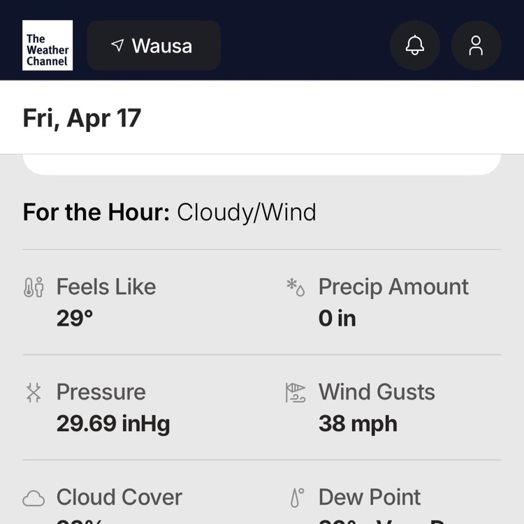 weather update for elementary