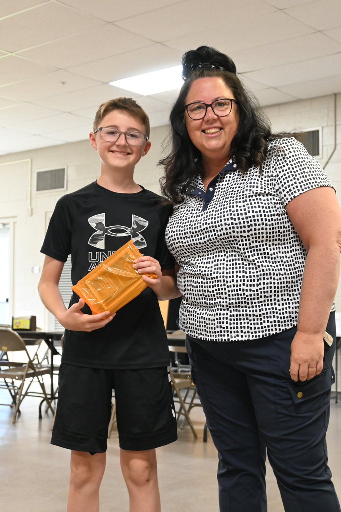 Bentley C receiving the Ann Kumm Leadership Award