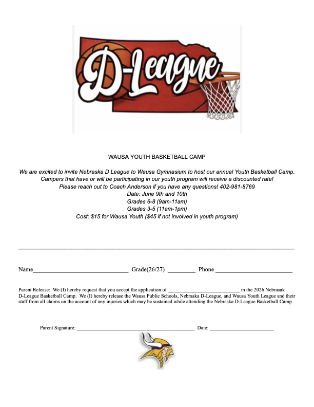 D-League Basketball Camp Brochure