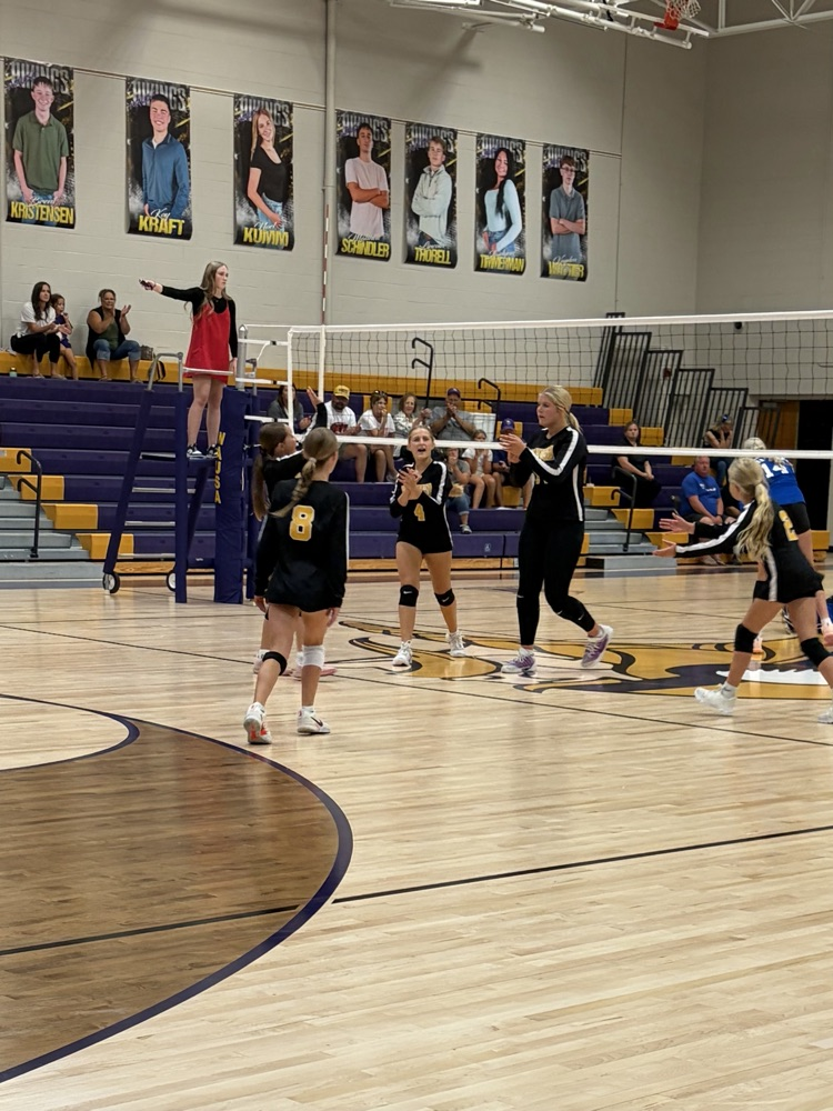 celebrating after a point