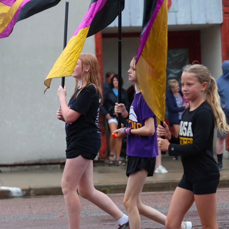 banners being carried
