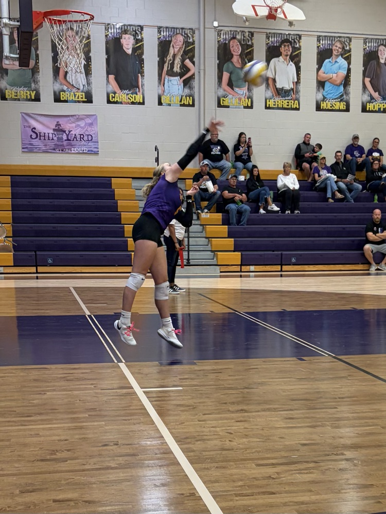 Molly A with the serve.