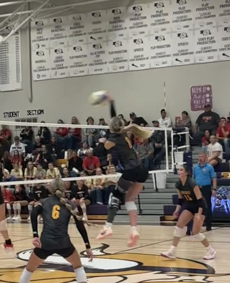 Kennedy G with the kill!