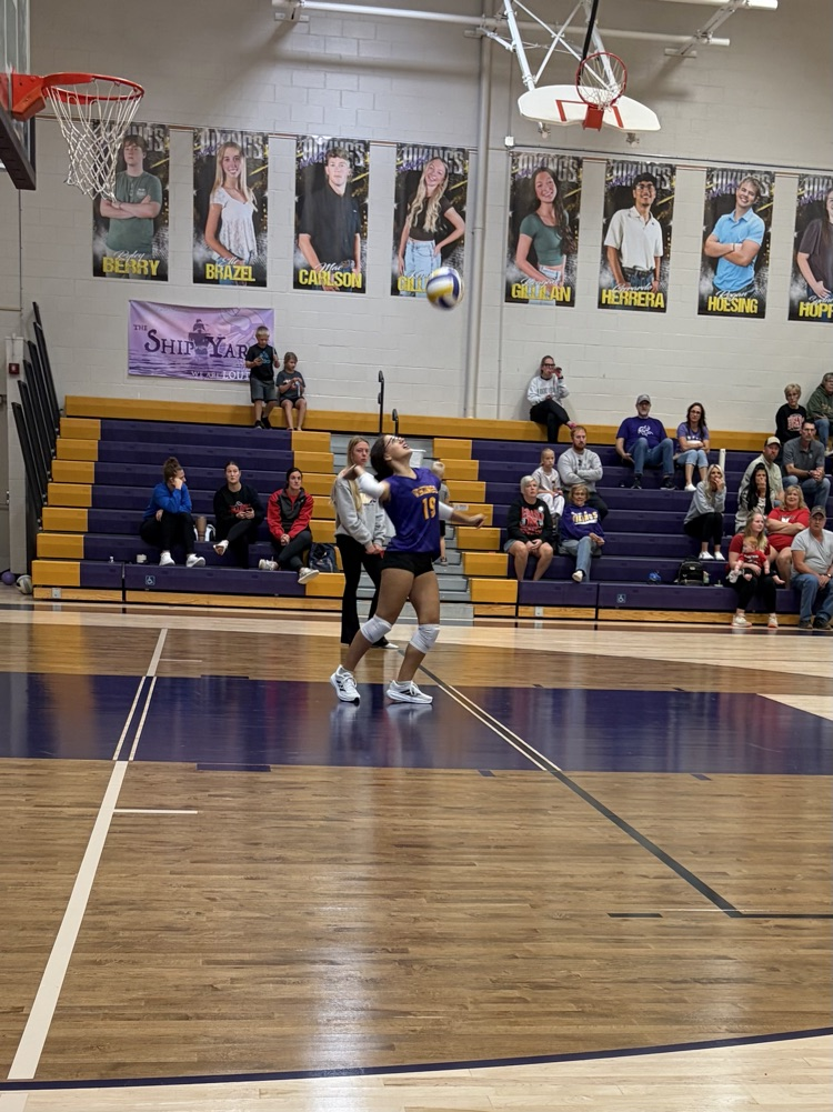Jimena G with the serve!