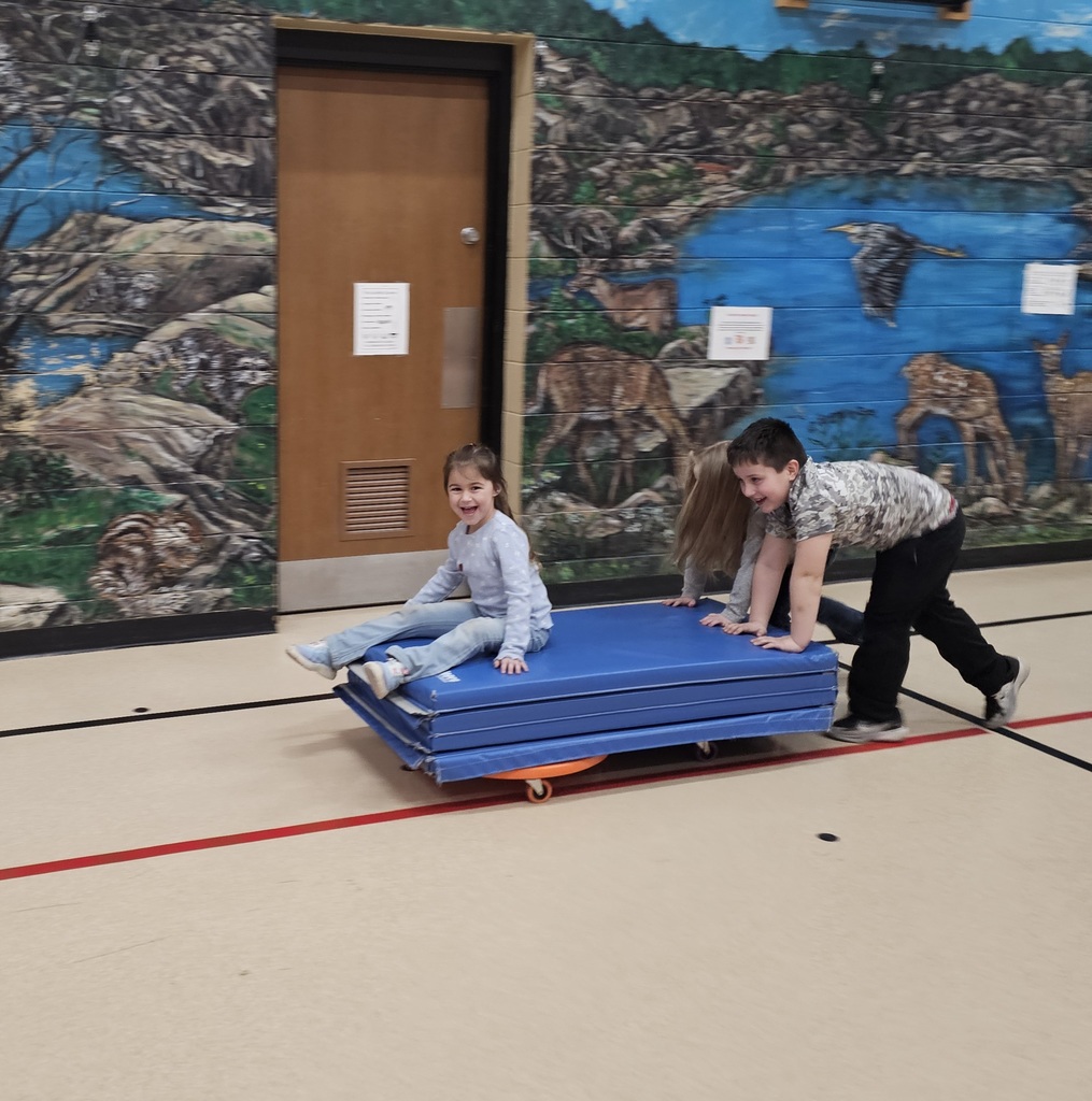 Throughout the past couple of weeks, Redgranite Elementary physical education classes have been learning about the sports and activities that are taking place at the Winter Olympics in Milan and Cortina Italy. Today they had a chance to work on fitness, communication and teamwork through bobsledding in the gymnasium. A lot of fun was had by all!