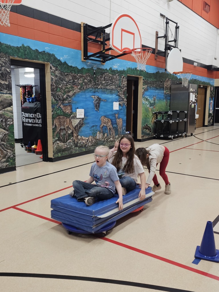 Throughout the past couple of weeks, Redgranite Elementary physical education classes have been learning about the sports and activities that are taking place at the Winter Olympics in Milan and Cortina Italy. Today they had a chance to work on fitness, communication and teamwork through bobsledding in the gymnasium. A lot of fun was had by all!