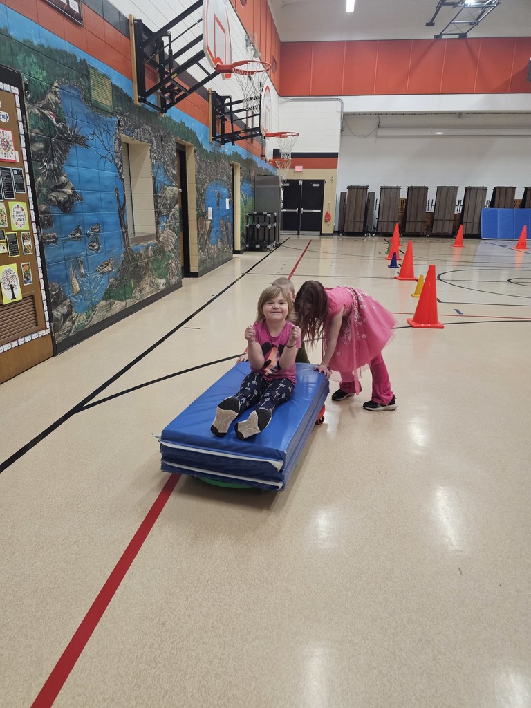 Throughout the past couple of weeks, Redgranite Elementary physical education classes have been learning about the sports and activities that are taking place at the Winter Olympics in Milan and Cortina Italy. Today they had a chance to work on fitness, communication and teamwork through bobsledding in the gymnasium. A lot of fun was had by all!