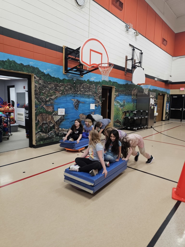 Throughout the past couple of weeks, Redgranite Elementary physical education classes have been learning about the sports and activities that are taking place at the Winter Olympics in Milan and Cortina Italy. Today they had a chance to work on fitness, communication and teamwork through bobsledding in the gymnasium. A lot of fun was had by all!