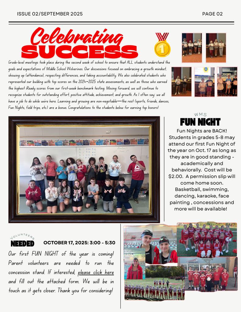 WMS Newsletter