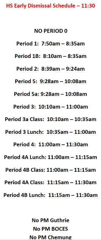 early release