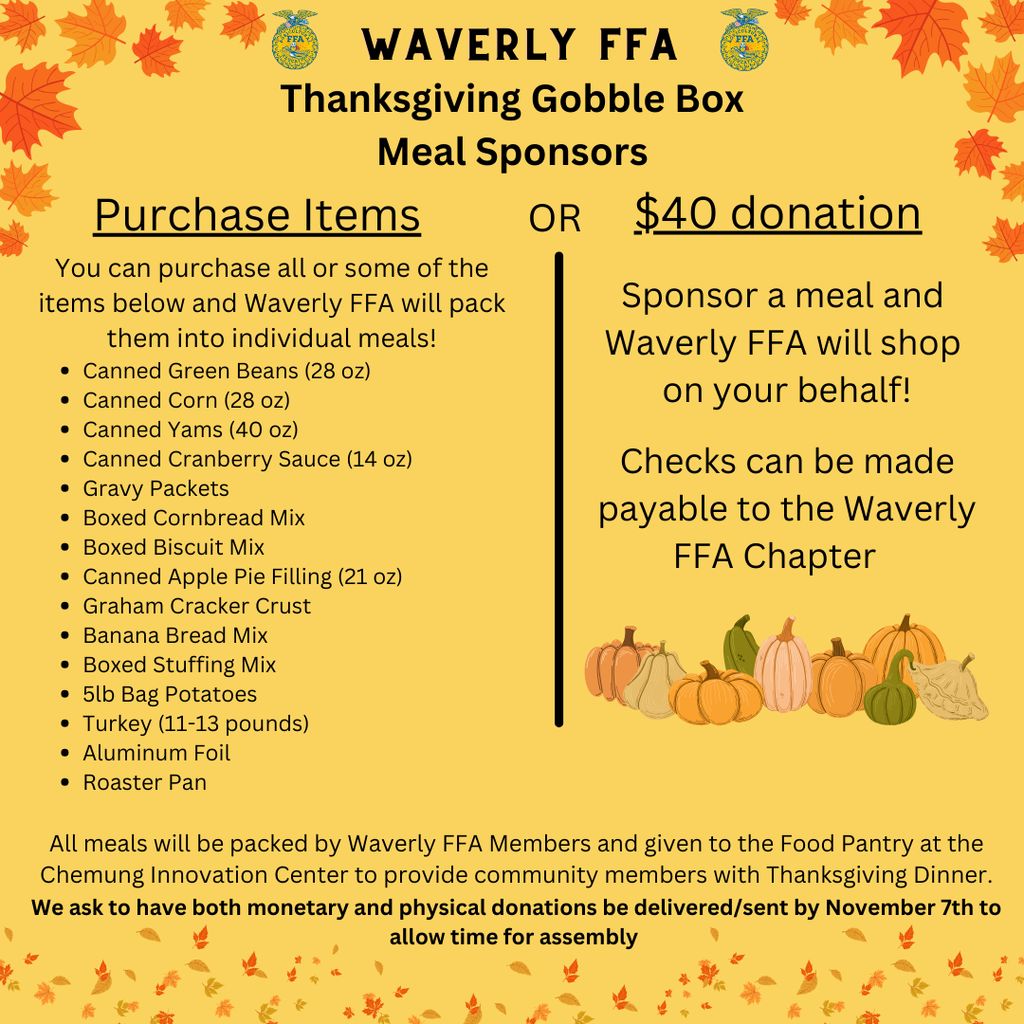 Gobble Boxes - Thanksgiving Meal Sponsors