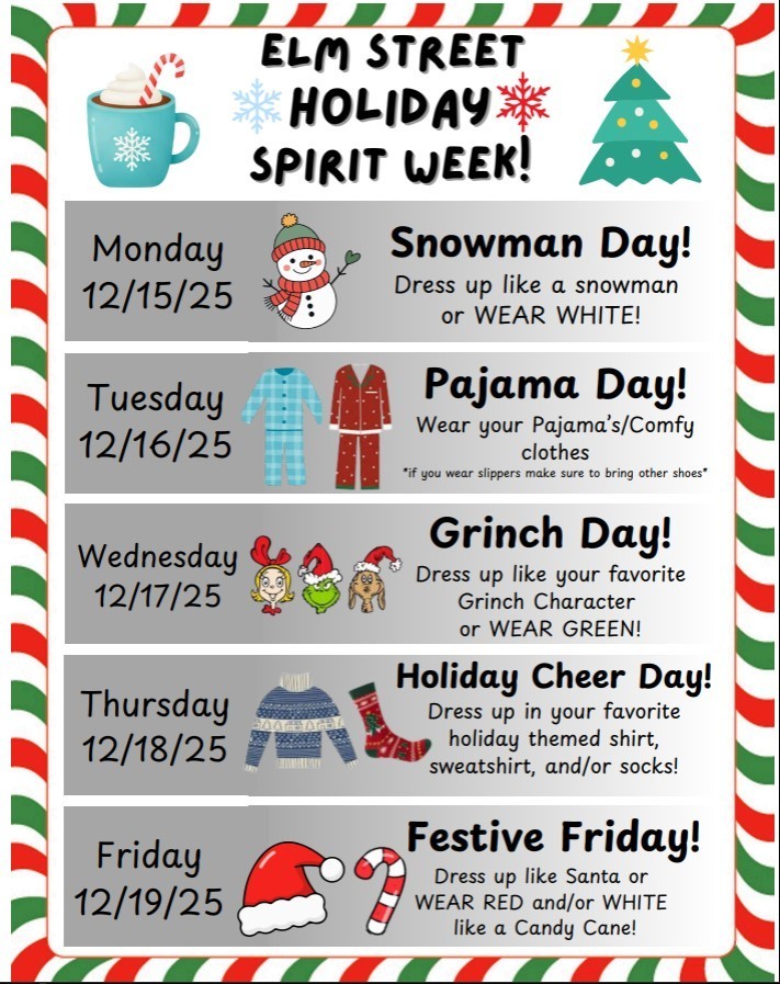 Holiday spirit week 25