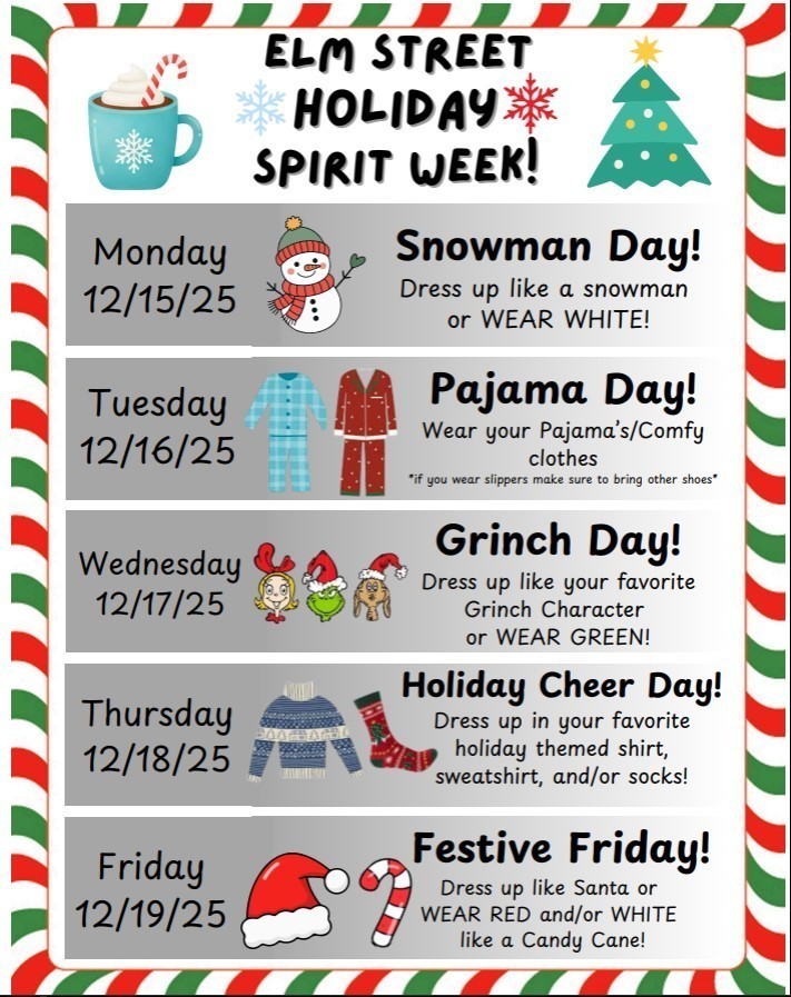 Holiday spirit week 25