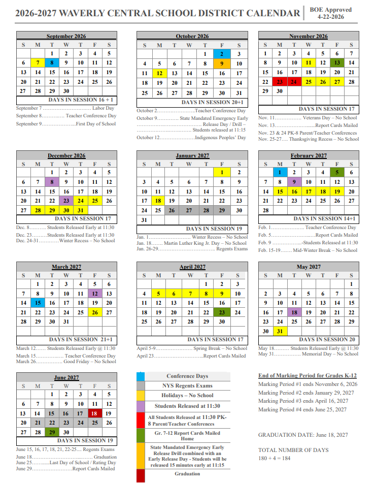 calendar