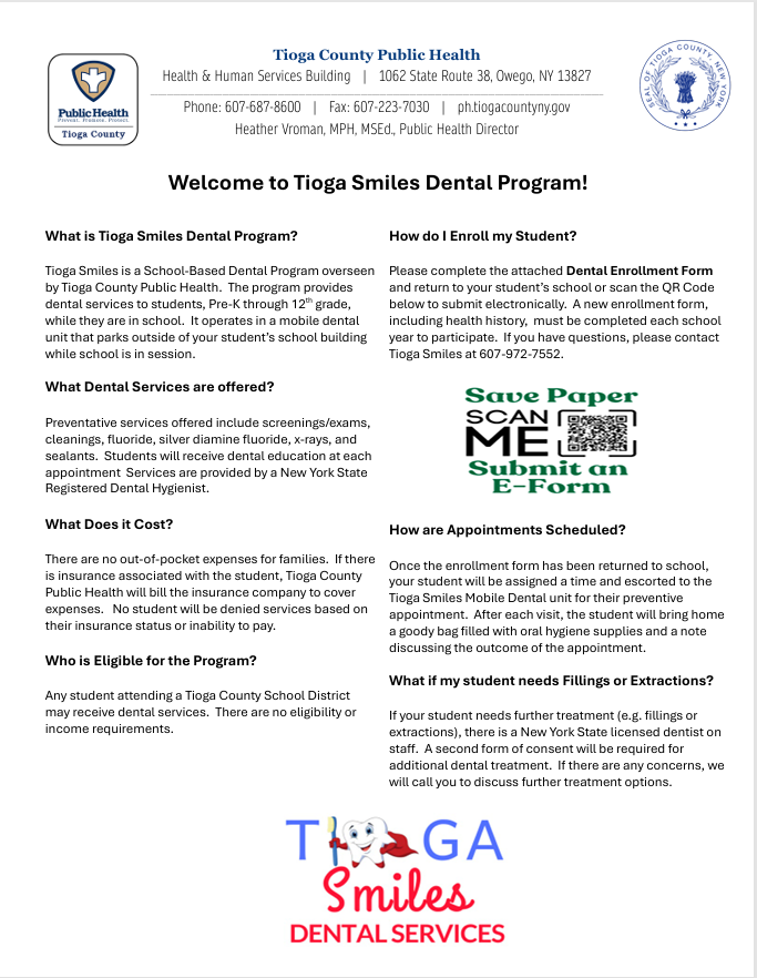 Tioga Dental Program