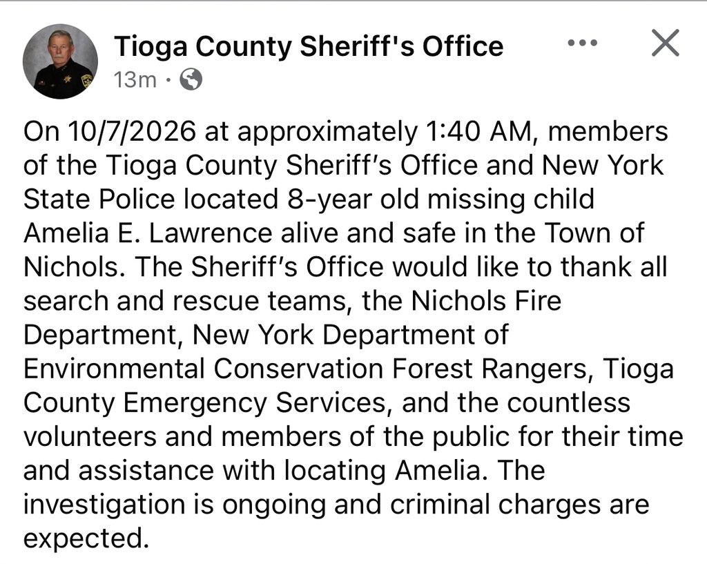 Missing child located