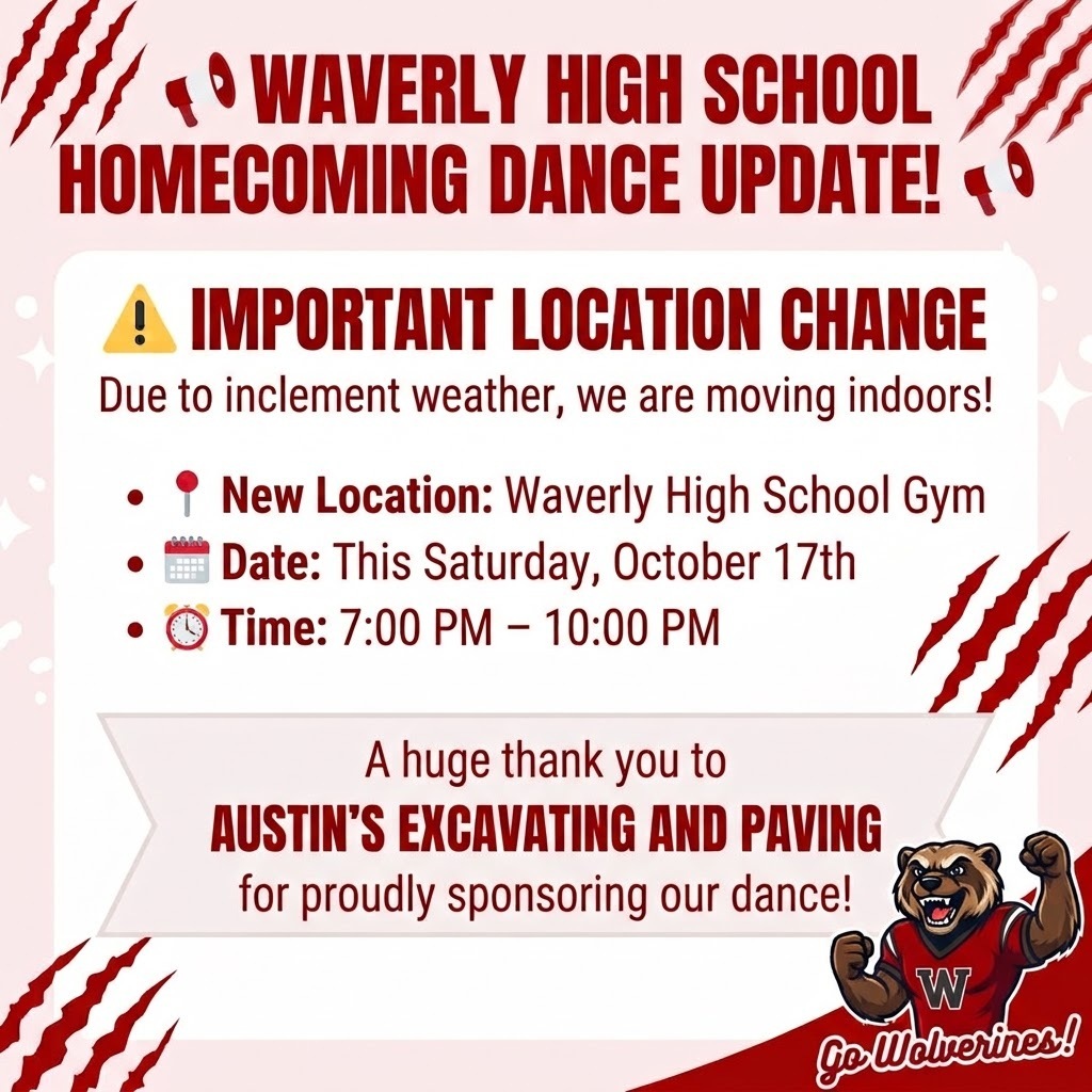 Homecoming Dance Location Change 
