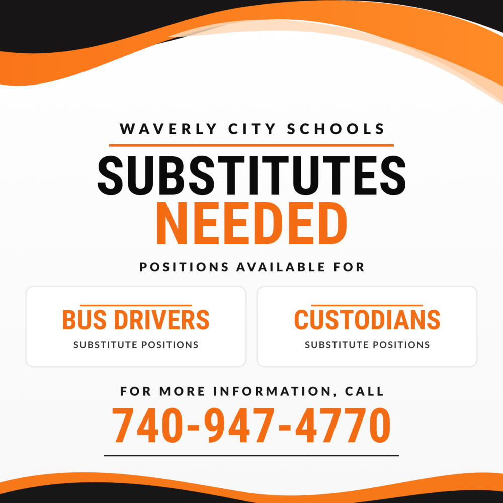 substitutes needed