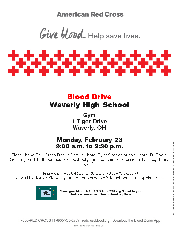 NHS Blood Drive