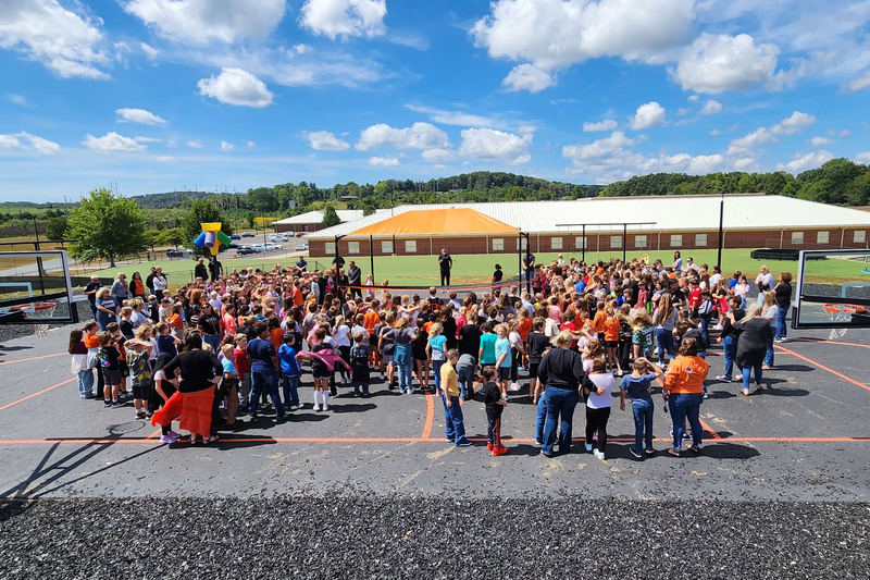 Playground dedication 
