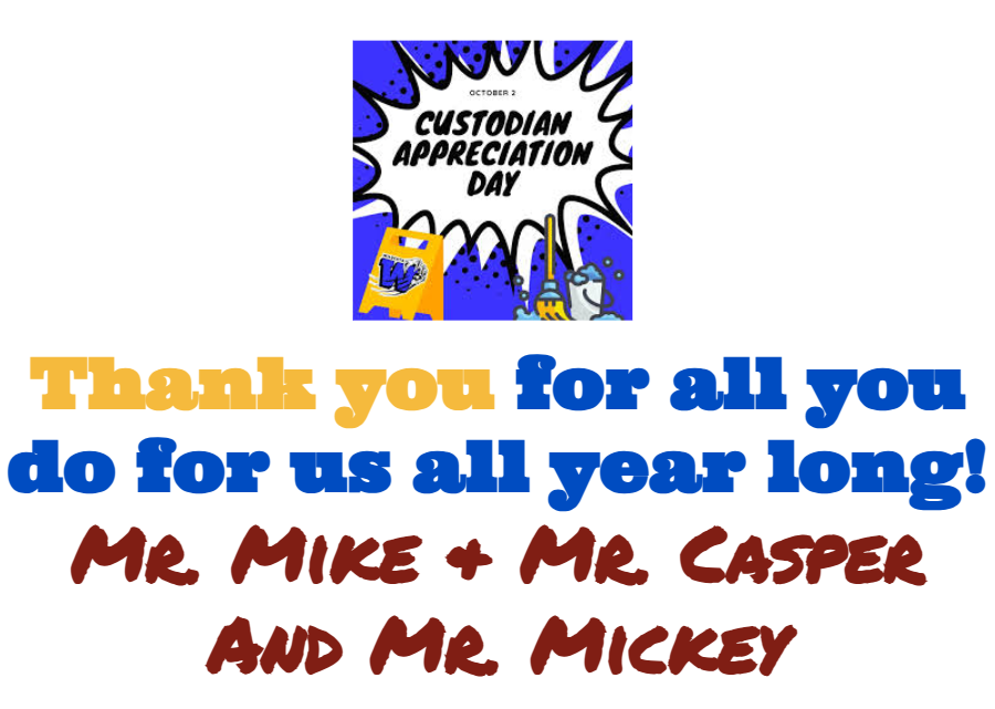 Thank you to custodians