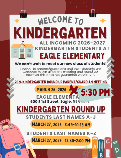 Kindergarten round up parent time change