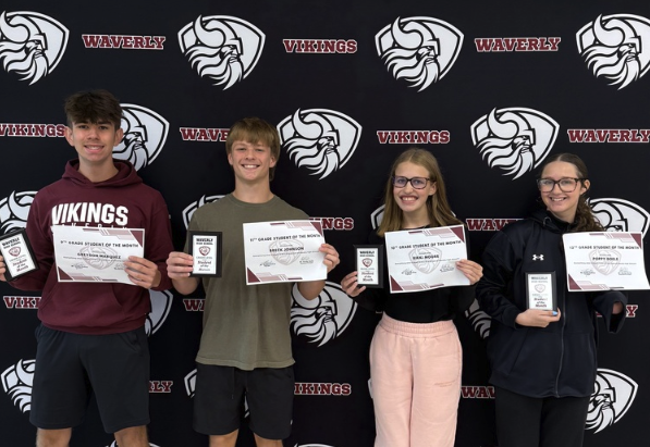 Waverly HIgh School Students of the Month