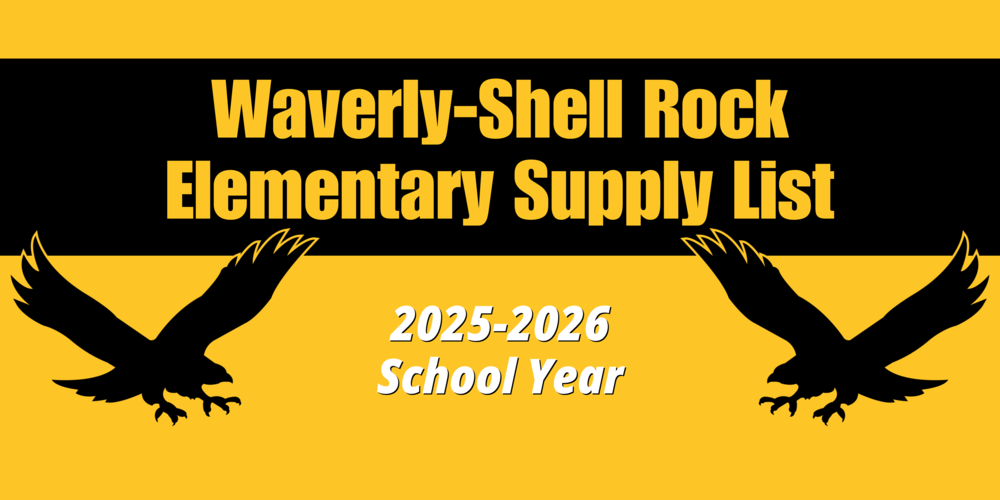 W-SR Elementary - District Supply List '25-'26