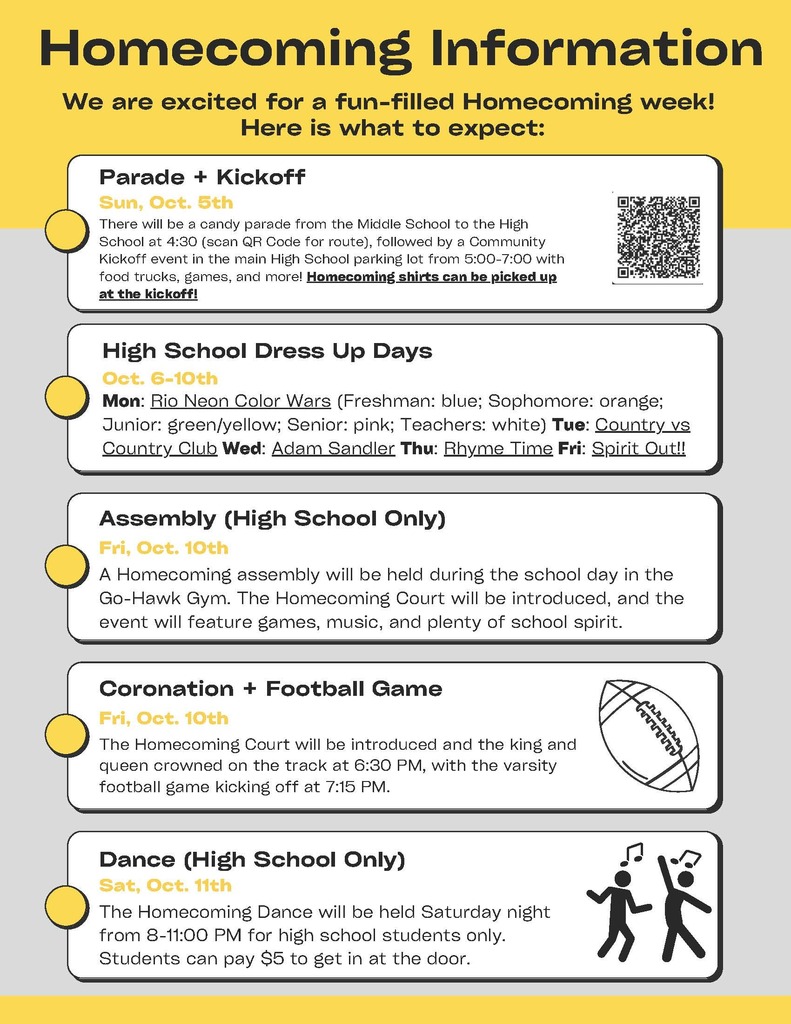 HIGH School homecoming flyer 