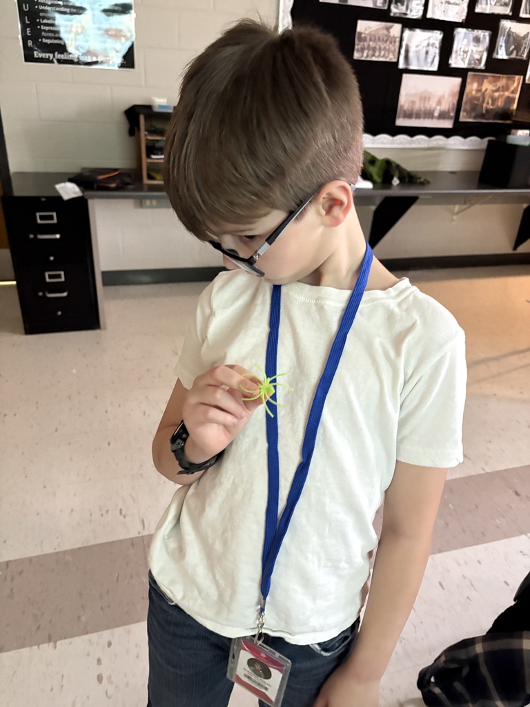 Call him Spiderman - the student with the spider ring.