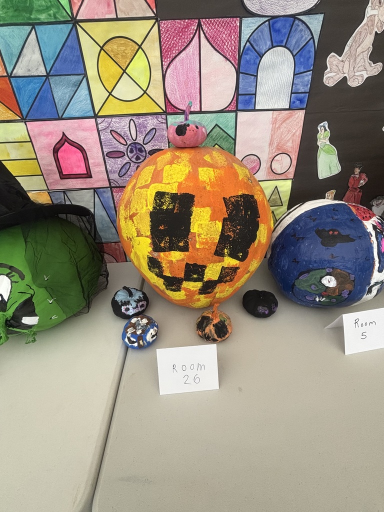 Yellow Painted Pumpkin