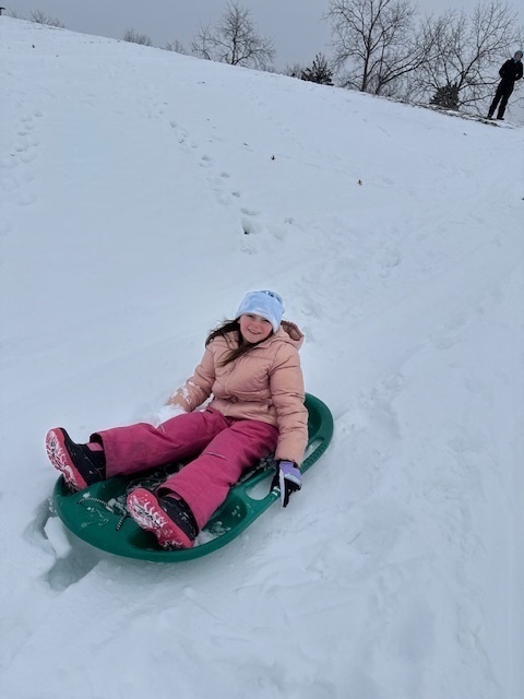 Sledding fun
