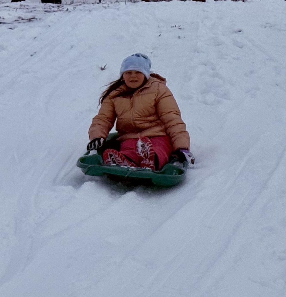Sledding fun