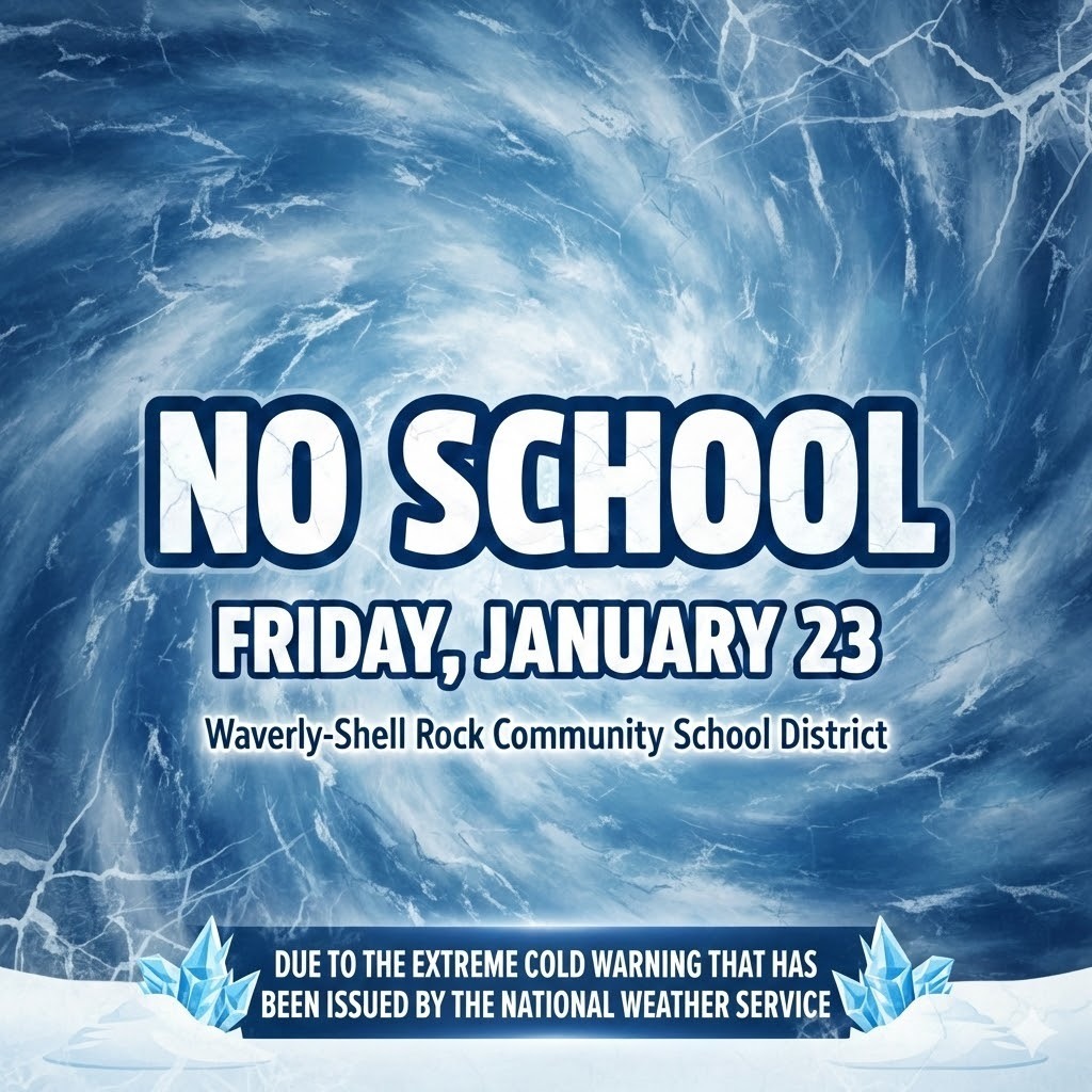 NO SCHOOL on January 23