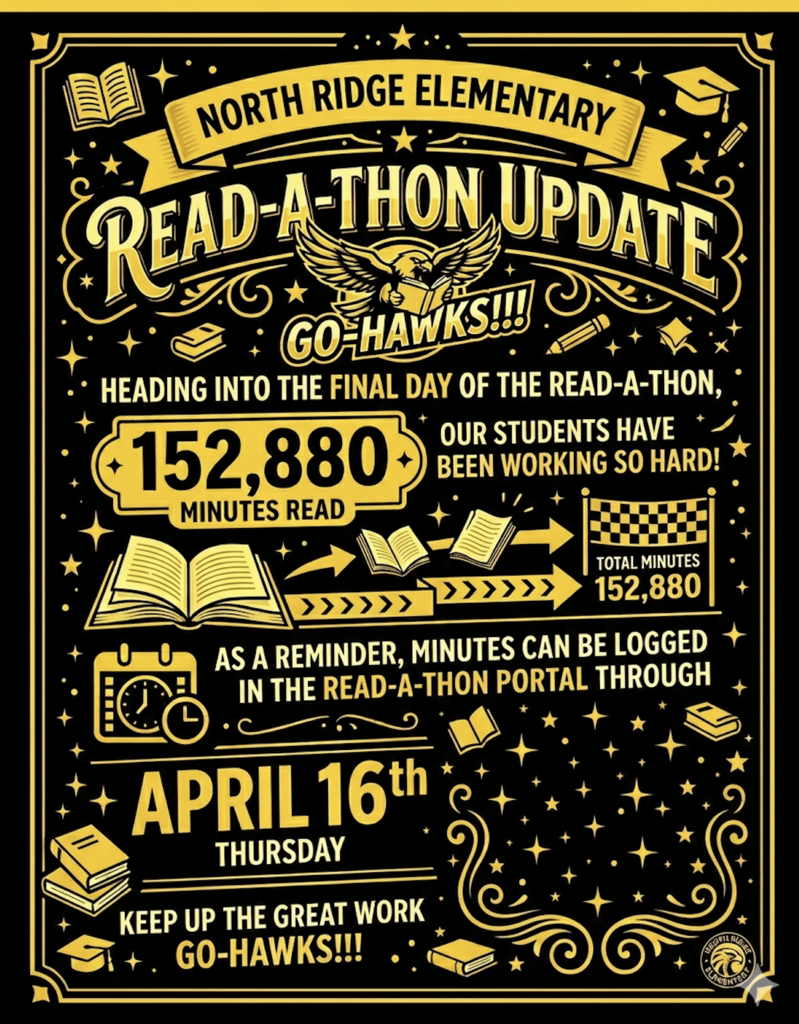 Read A Thon update  4/15/26