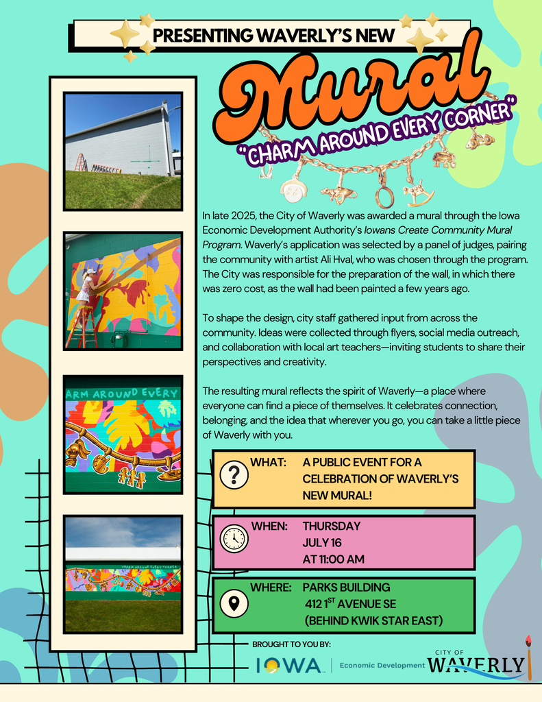 Waverly Mural - Charm Around Every Corner