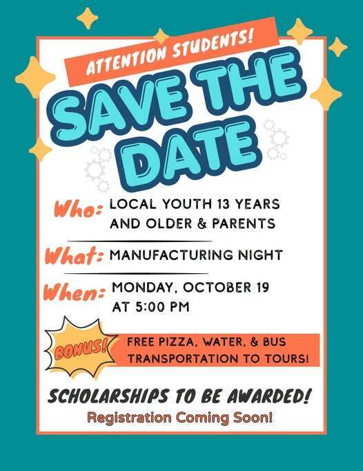 Save the date - Manufacturing night