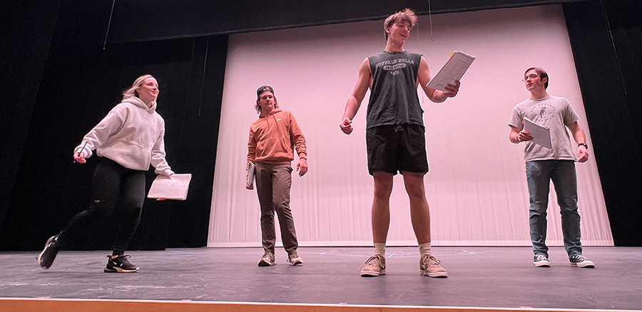 Rehearsals of The Wizard of Oz