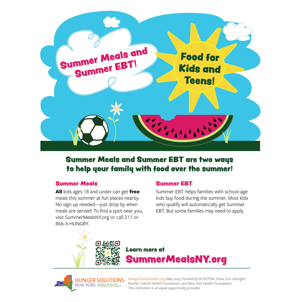 Summer feeding flier - english