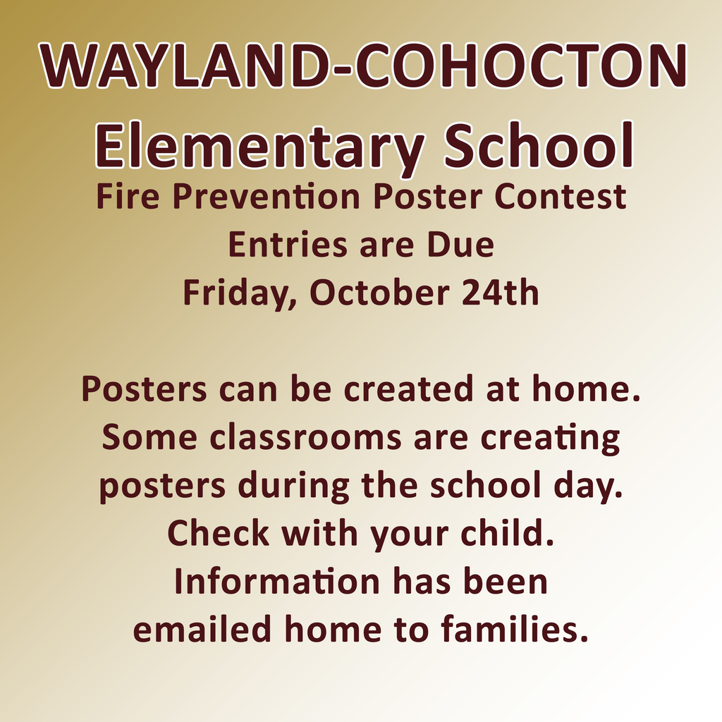 Fire prevention poster contest