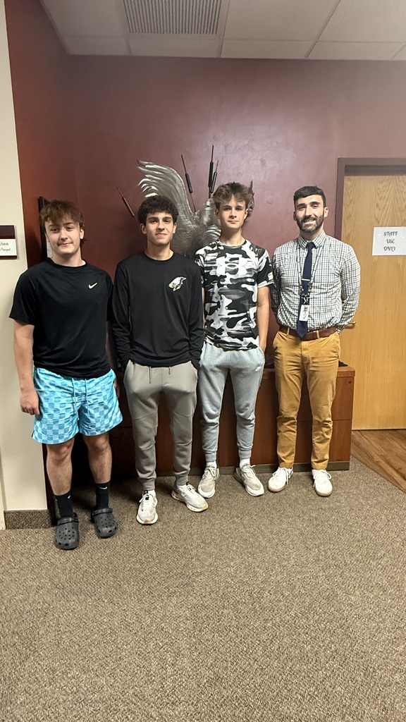 Kyle Enslow, Sam Polito, JC Drum and Mr. Toland