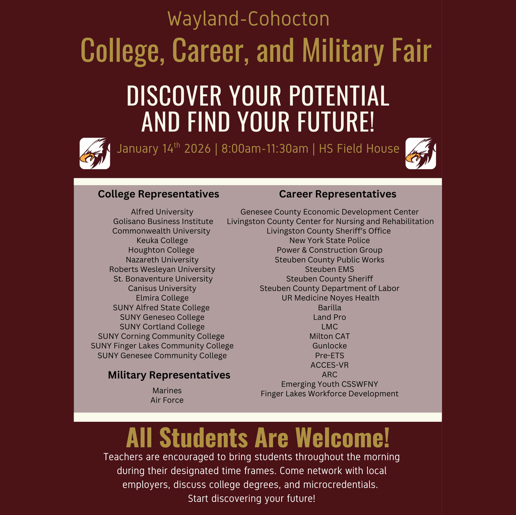 College, Employment and Military Field